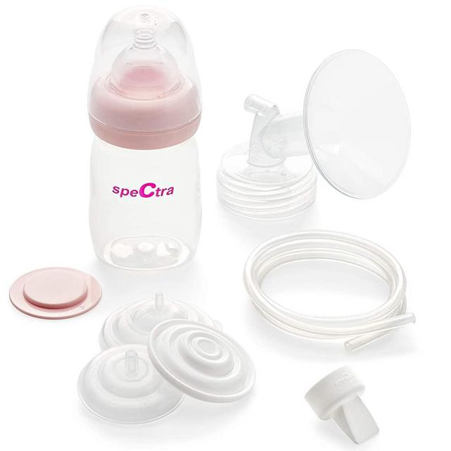 Spectra - Premium Breast Milk Pump Accessory Kit with Baby Bottles - Medium 24mm