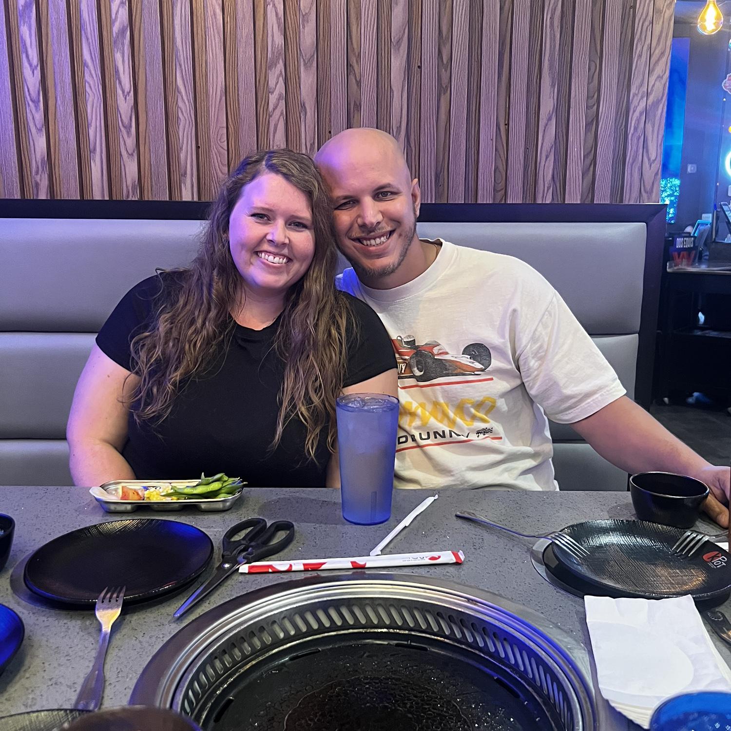 Korean bbq with friends