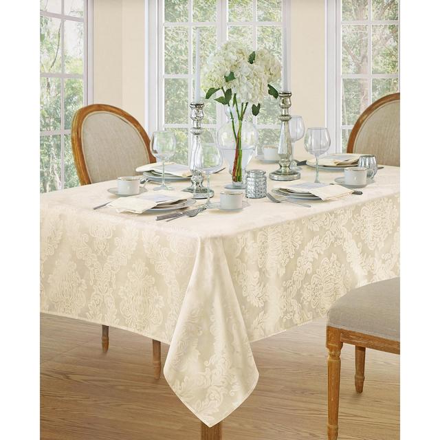 Elrene Barcelona Damask 60" x 84" Oblong Tablecloth