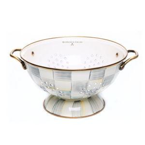 MacKenzie-Childs | Sterling Check Large Colander