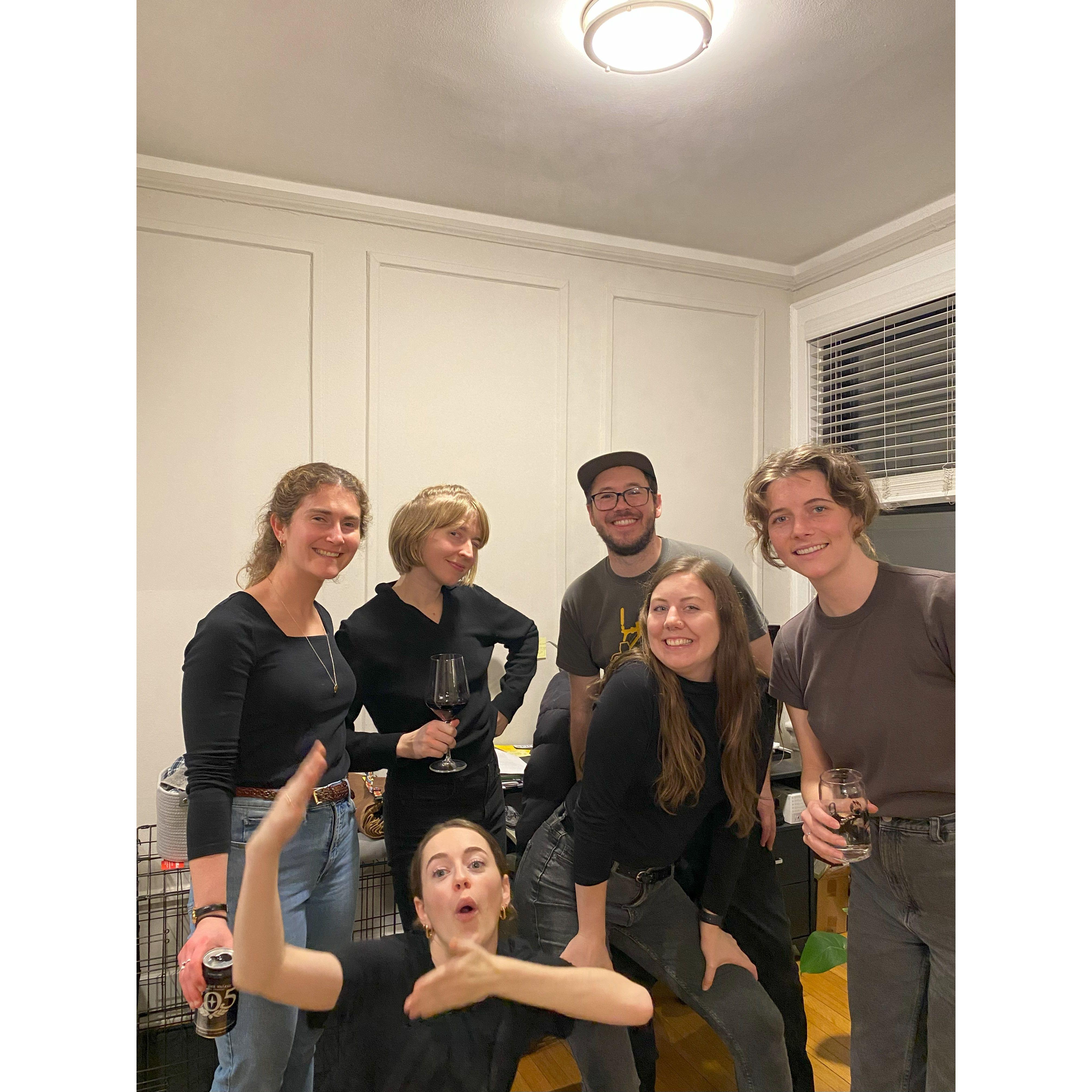 Getting into shenanigans with Marc's sister Emma and her friends!