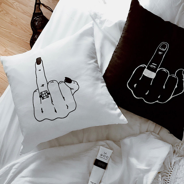 Give 'em The Finger | Pillow Cases