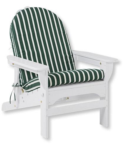 Casco Bay Adirondack Chair Seat and Back Cushion, Stripe