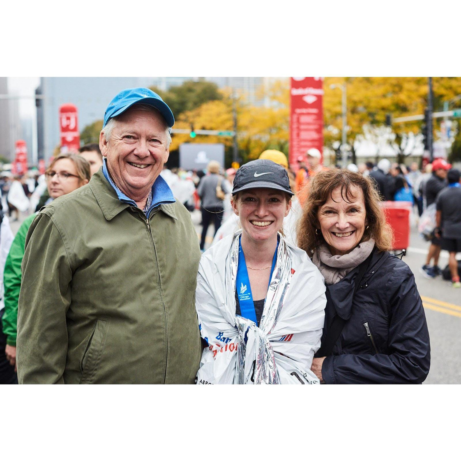 Henry is always being wonderful following Michele's crazy marathon adventures. We're sad we don't have any photos together because Henry was busy taking all the photos. Chicago 2018.