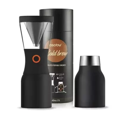 ASOBU 40 oz. Stainless Steel Cold Brew Coffee Maker in Copper