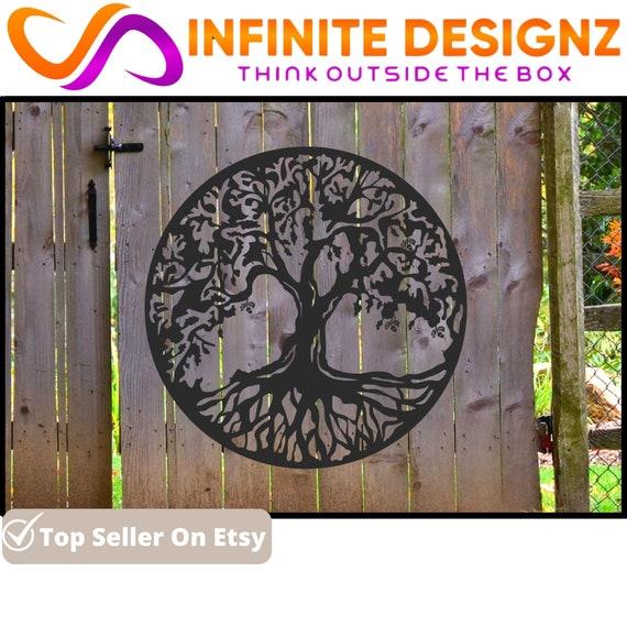 Tree Of Life Metal Sign, Metal Tree Sign, Metal Plant Sign, Nature, Natural Decoration, Home Decor, Mother Nature, Customized Metal Sign