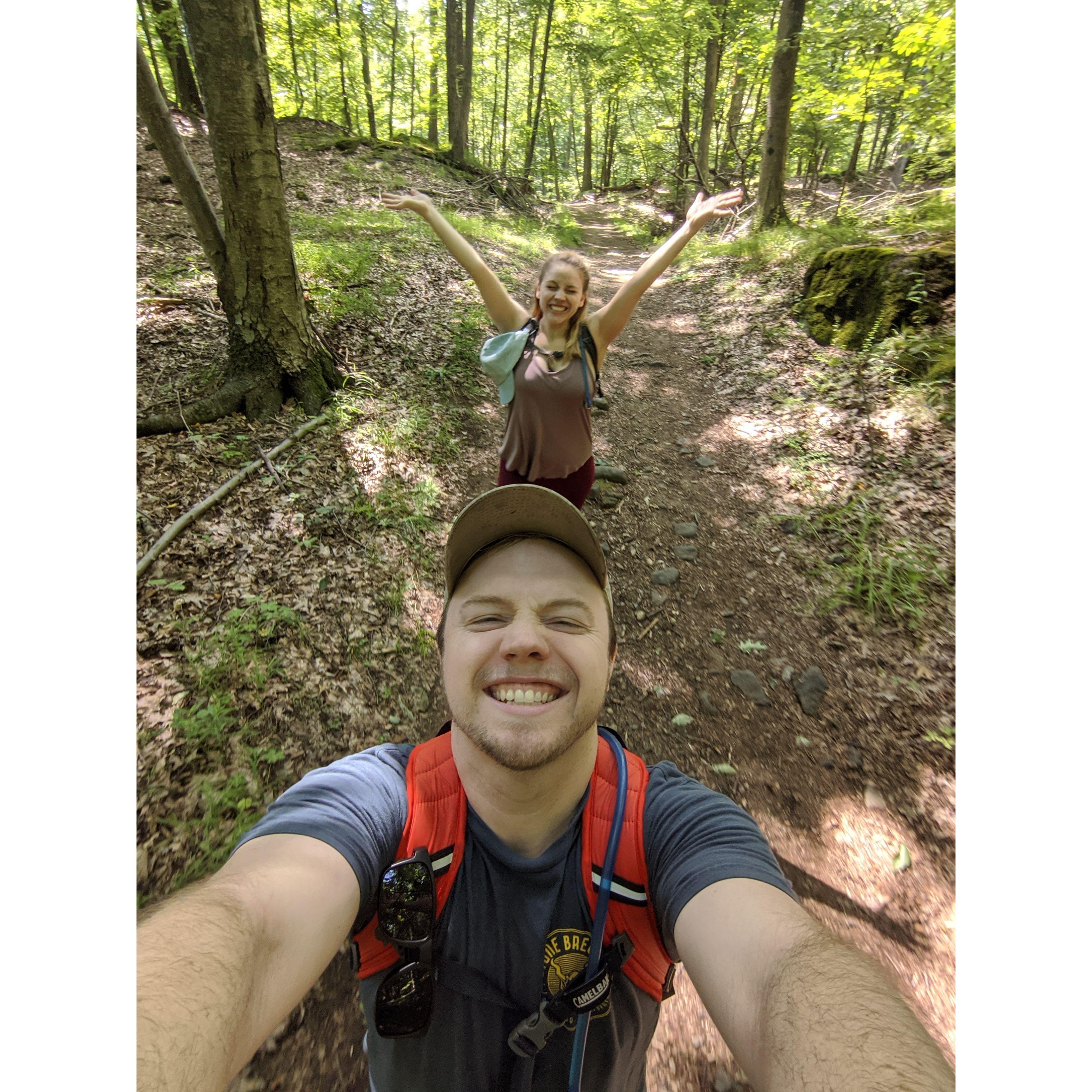 Hiking on the 4th of July in Peekskill, NY - got out of the city in an attempt to avoid the crazy fireworks of 2020.