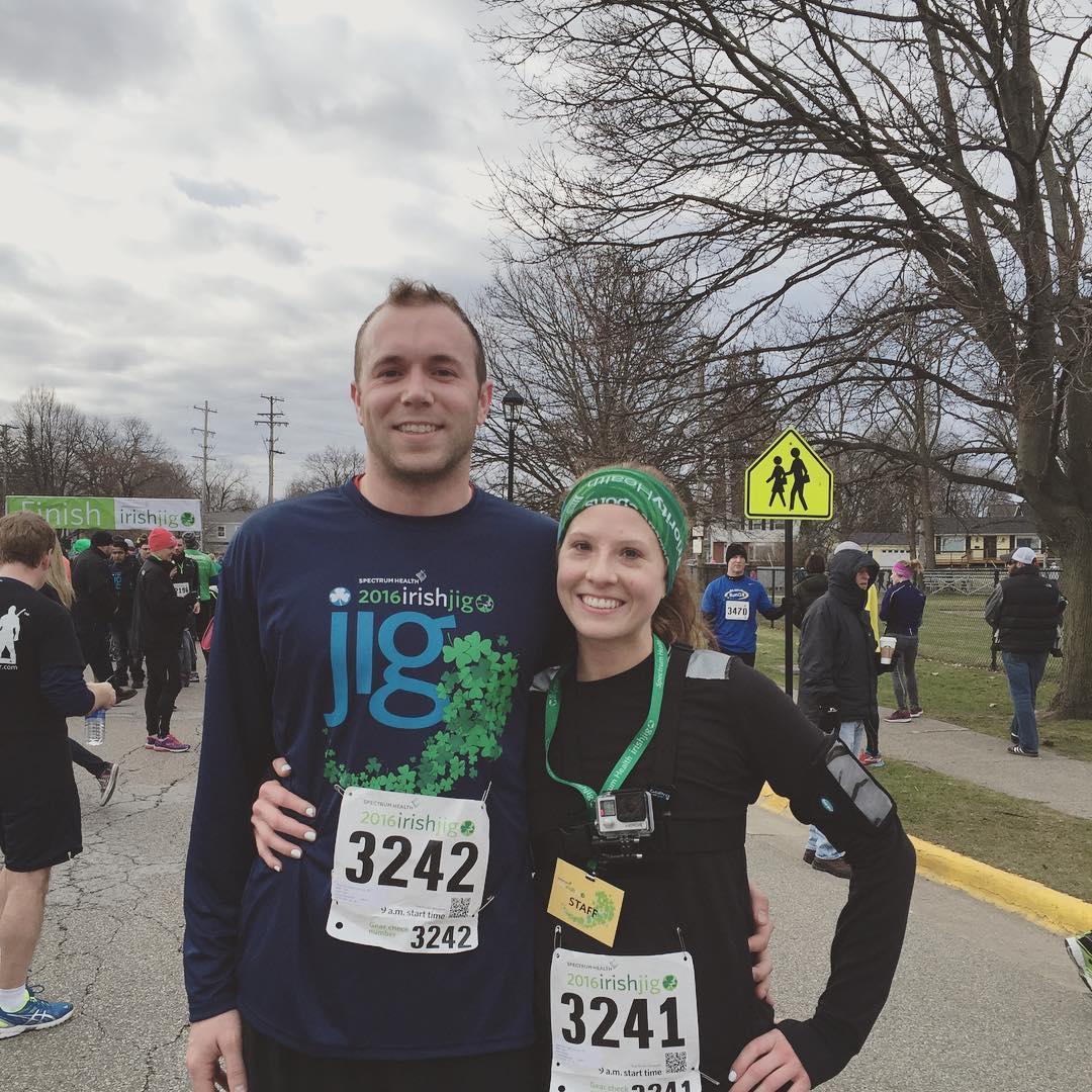 The time Abby thought she could beat Zach in a 5K... Abby still has yet to win a race.