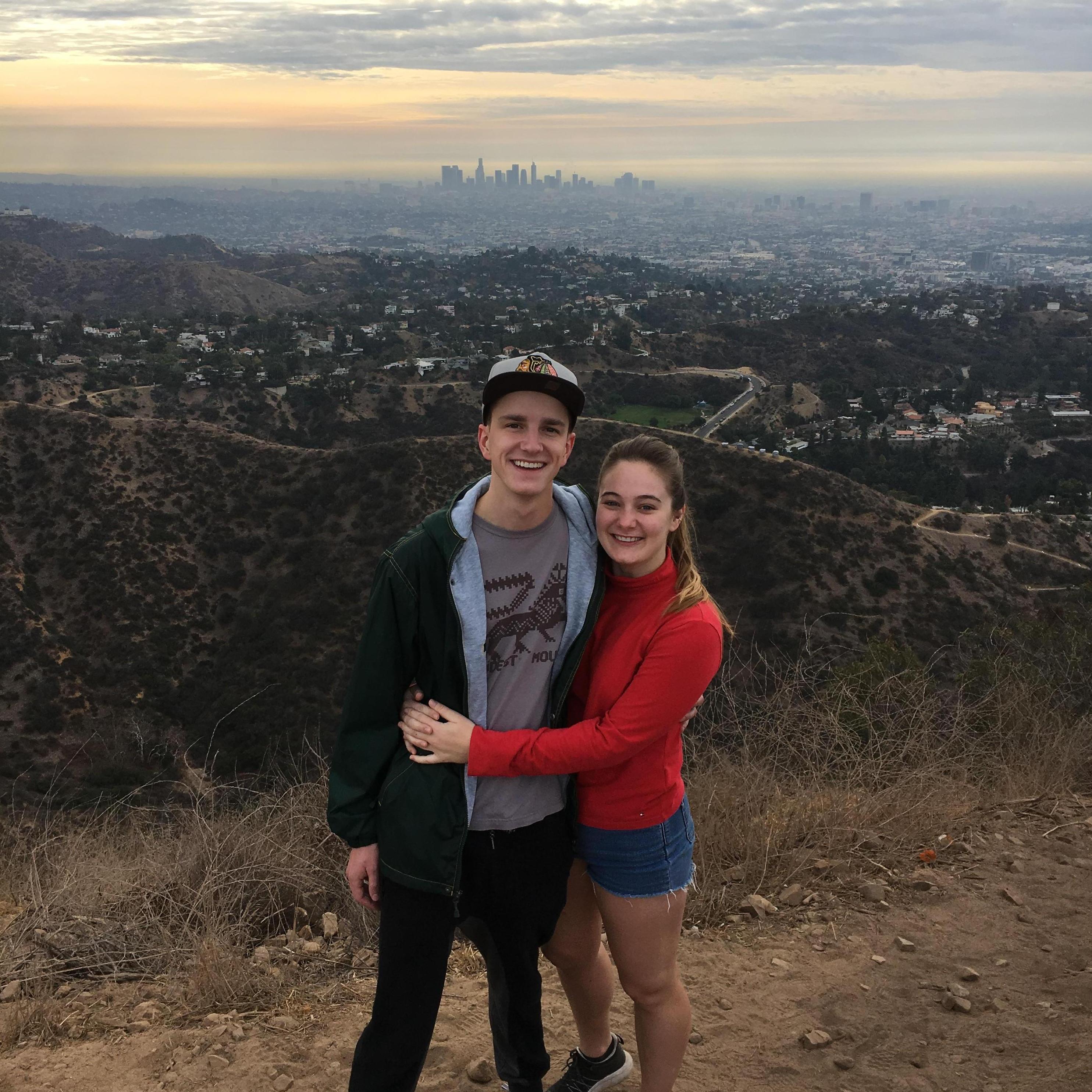 AnnaClaire's first time visiting Josh in LA.