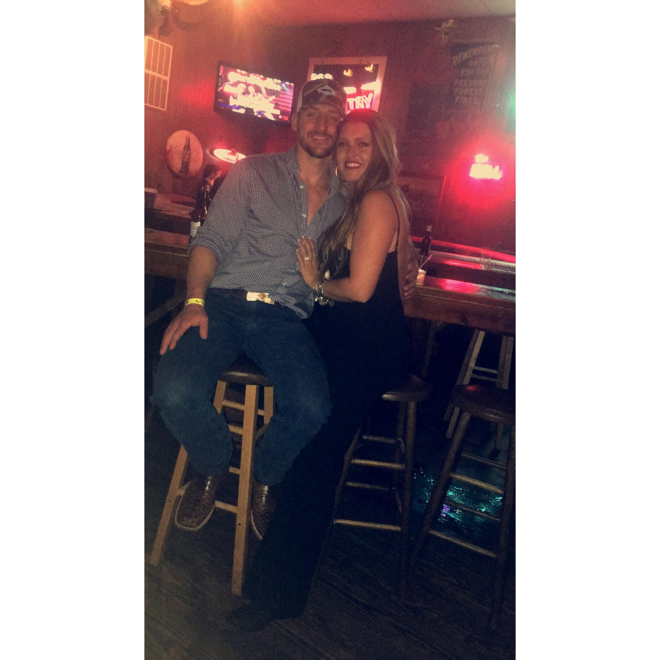 The exact place where we first started dating January 16th 2016 ✨