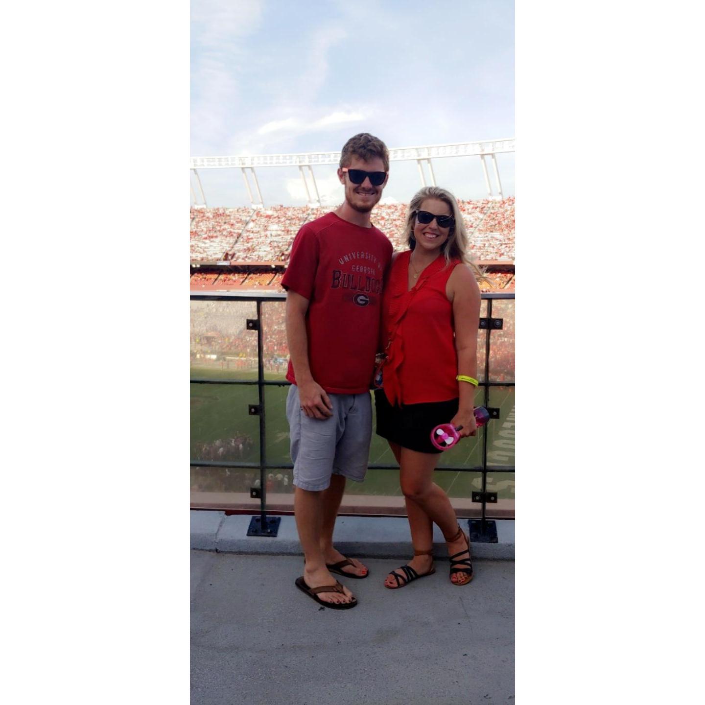 Go Dawgs always, never marry a non UGA fan