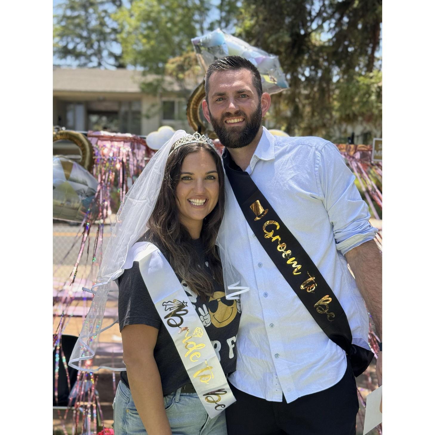 Tay's class threw us a surprise engagement party!
