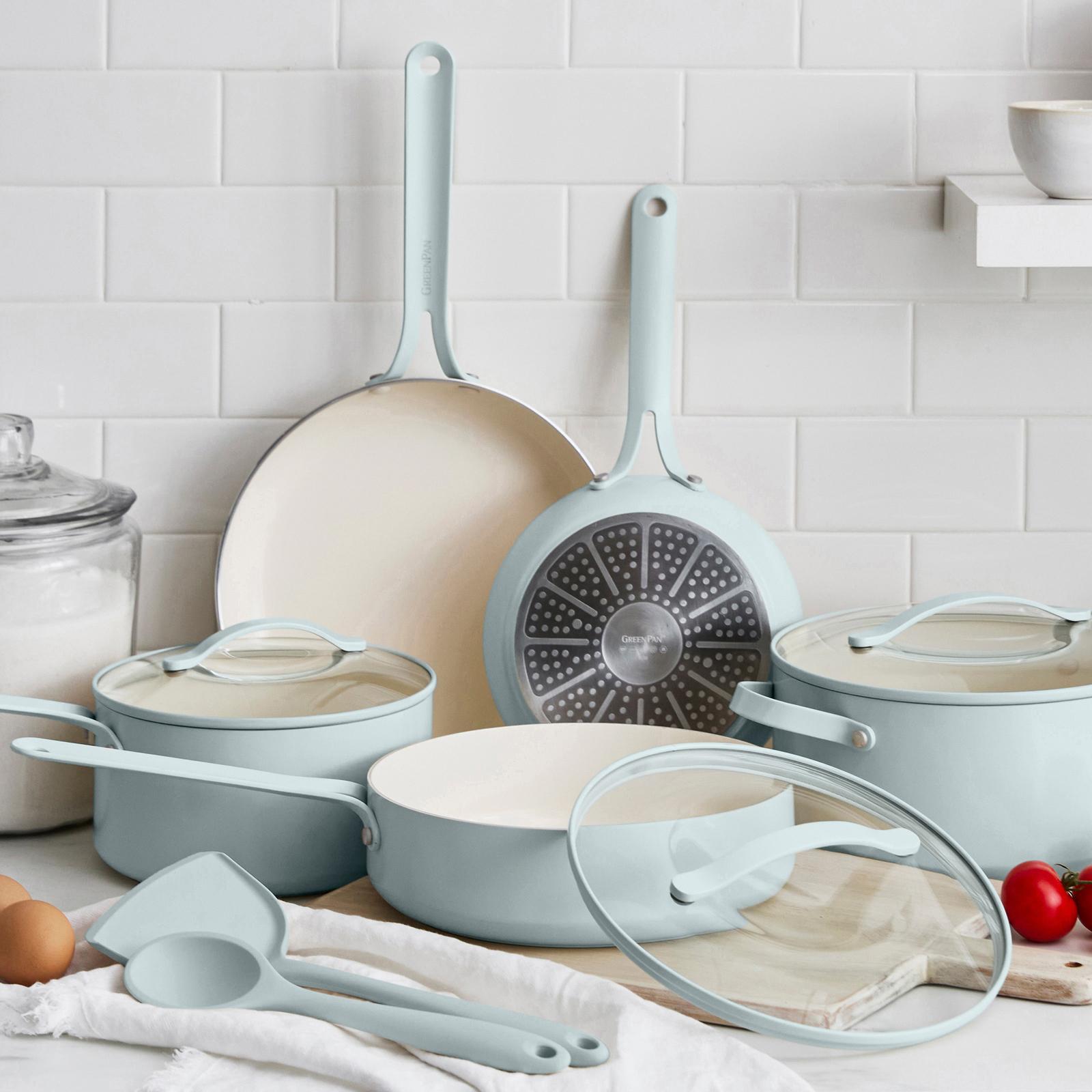 GreenPan, Nova Gallery Ceramic 10-Piece Nonstick Cookware Set | Zola