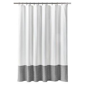 Silver Springs Skyline Shower Curtain Solid White - Fieldcrest™