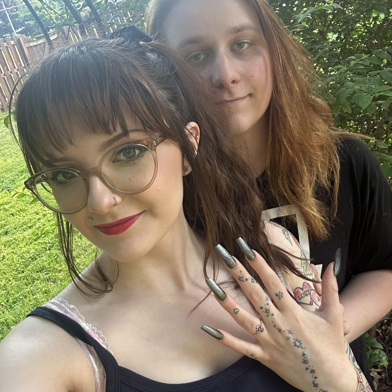 The day after we got engaged