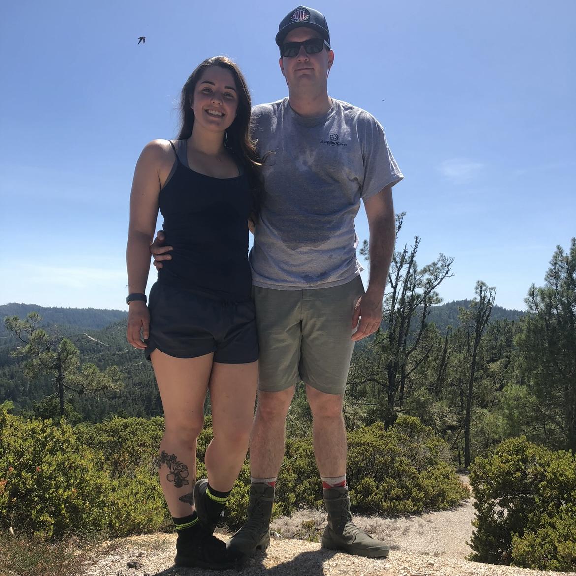 Hiking in Butano State Park.