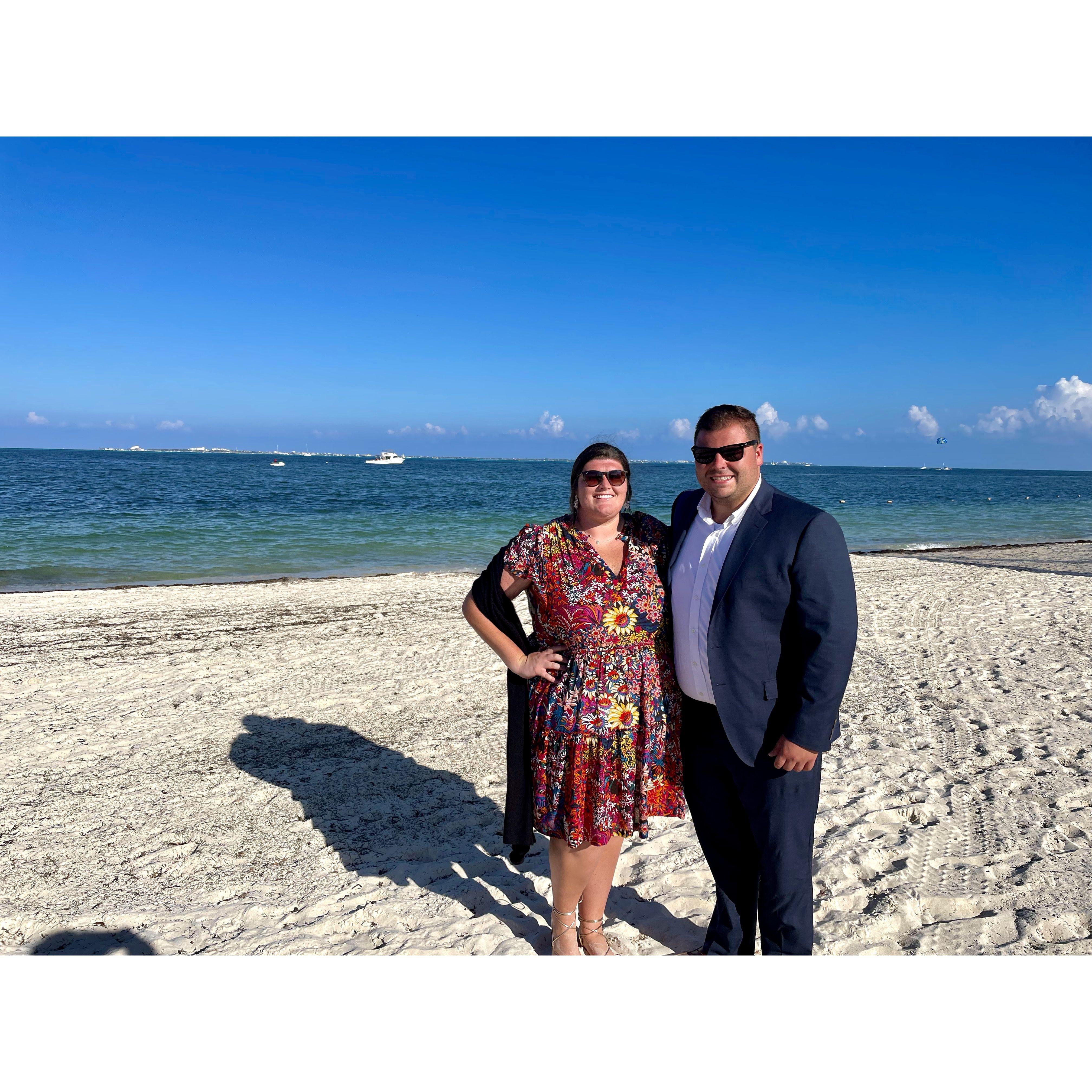 Celebrating the McFadden wedding in Mexico!