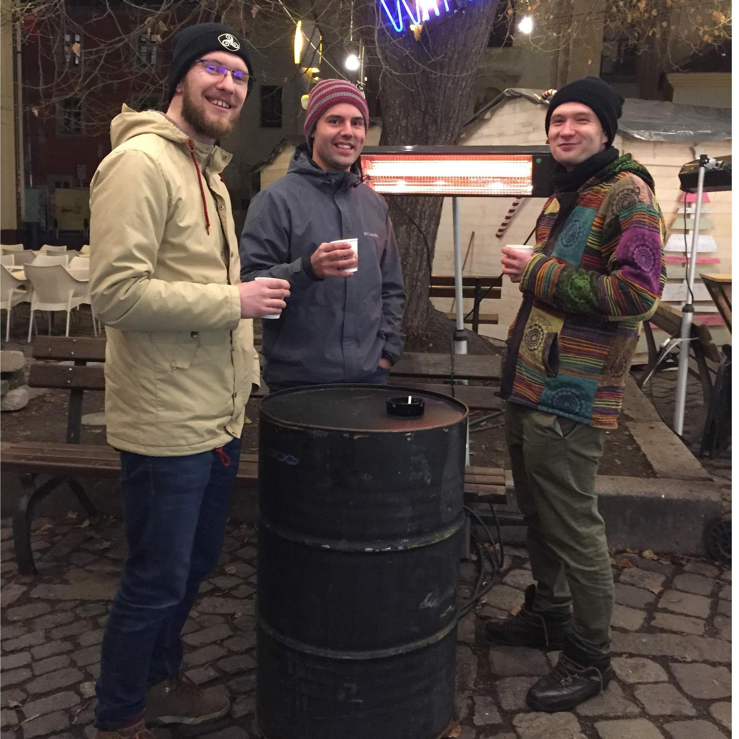 hanging with our friends in Romania