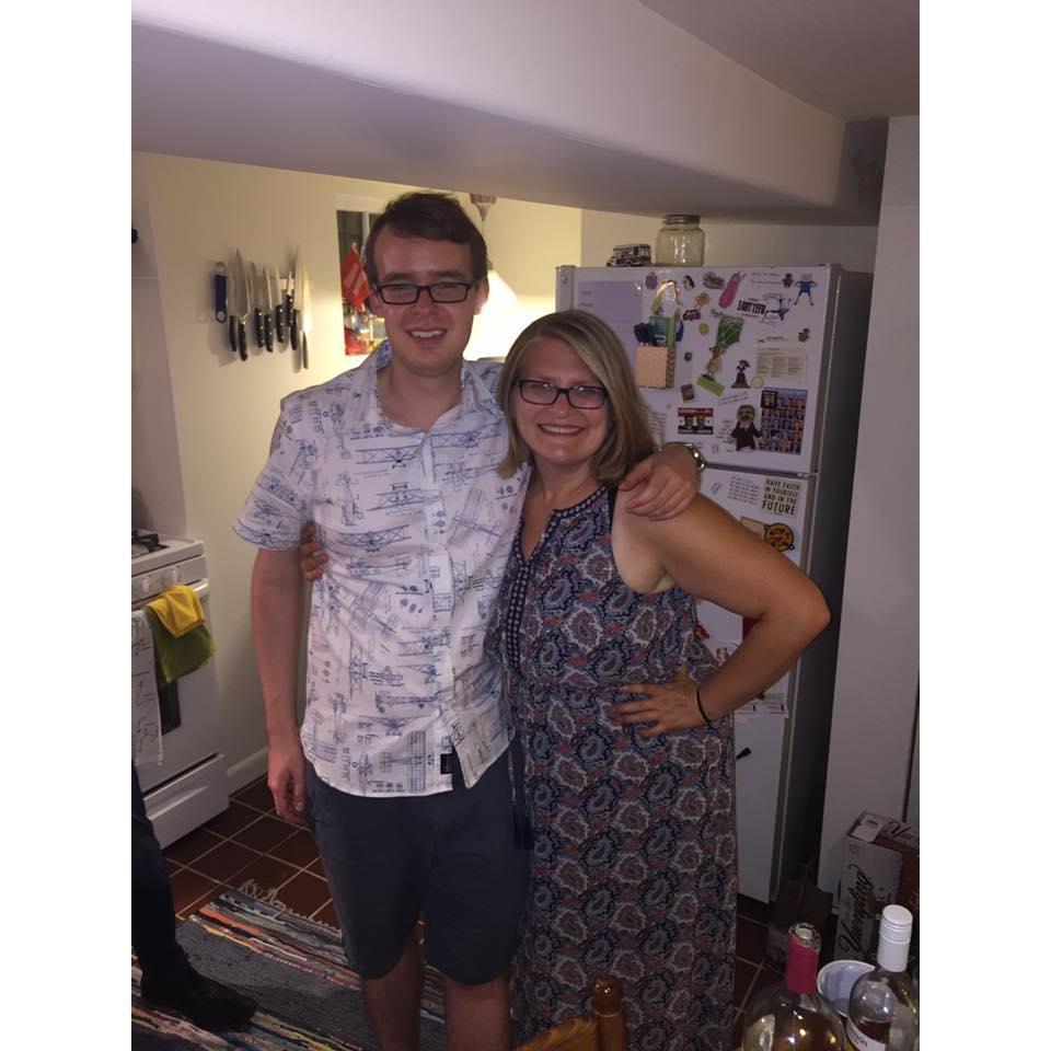 Taken at the housewarming of our first apartment together!