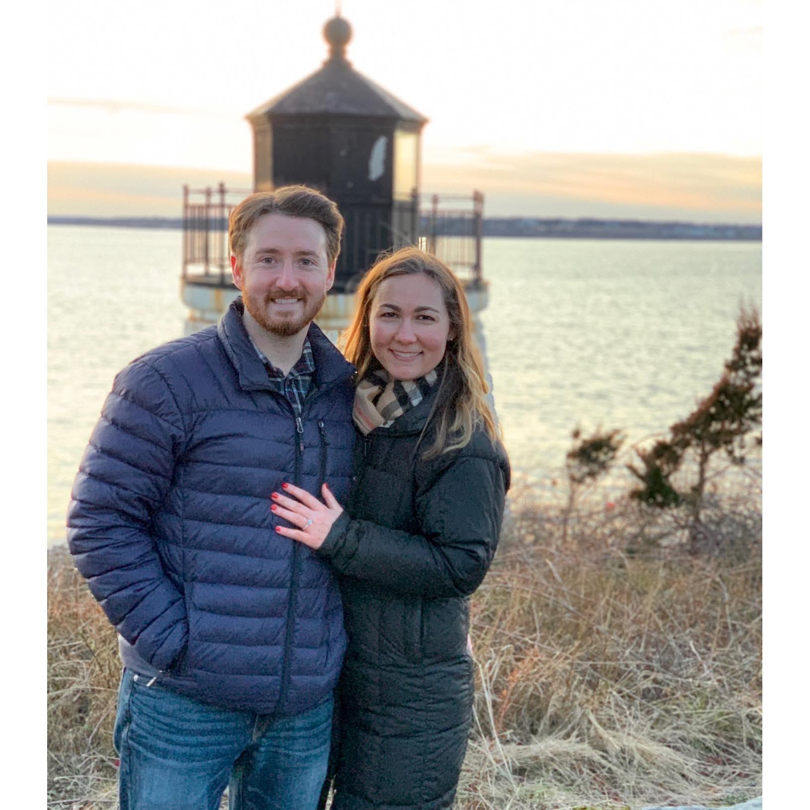 Our engagement in at Castle Hill Inn in Newport, RI