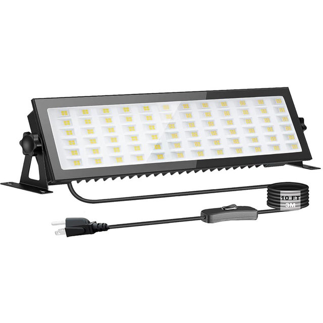 Hocinderal LED Shop Light, 200W 22000lm Ultra Bright LED Work Lights with Plug,6500K Daylight White Garage Light,IP66 Waterproof High Bay Lighting for Garage Warehouses Workshop 110V