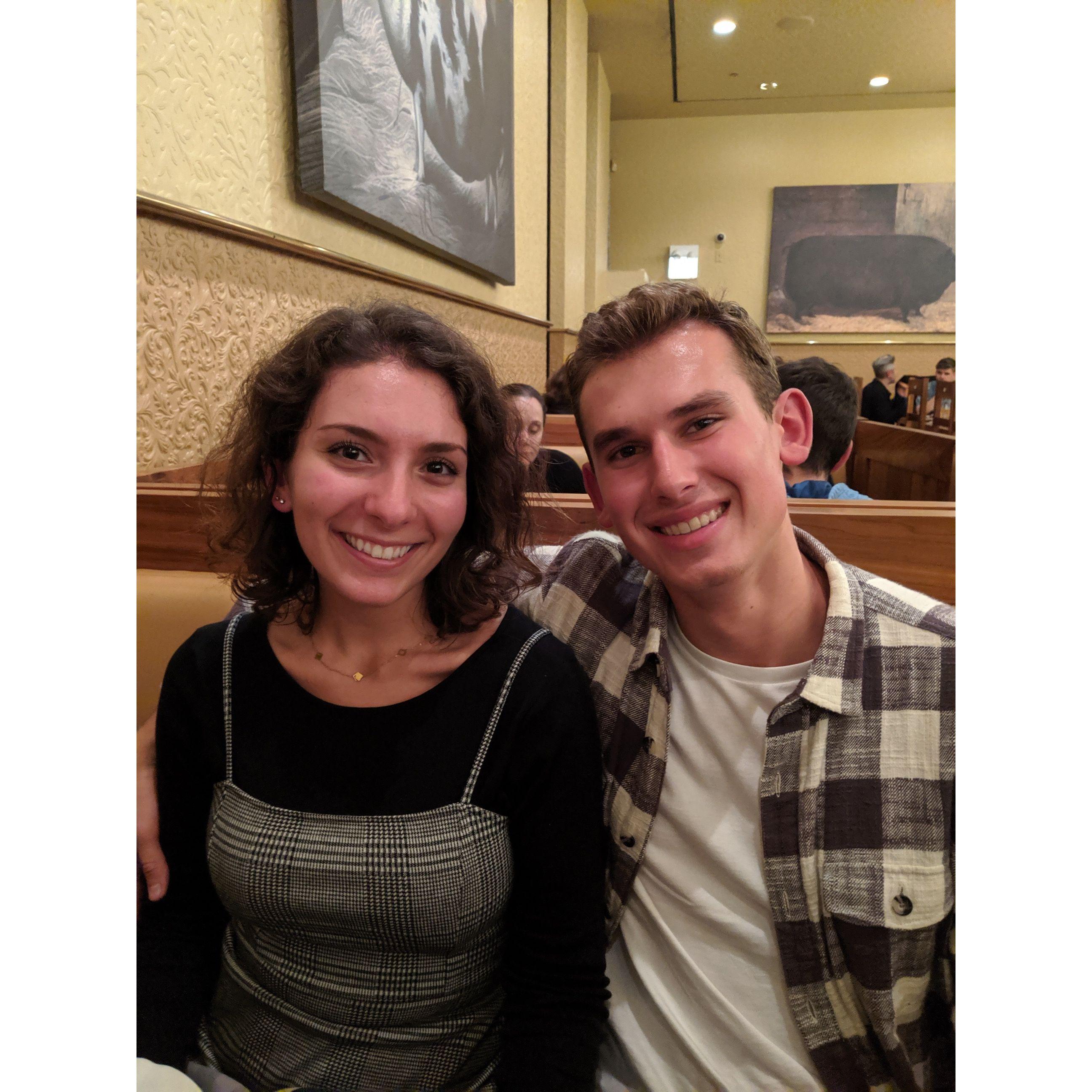 Christina's first time meeting Nick's parents! Photo taken in The Publican in Chicago :)