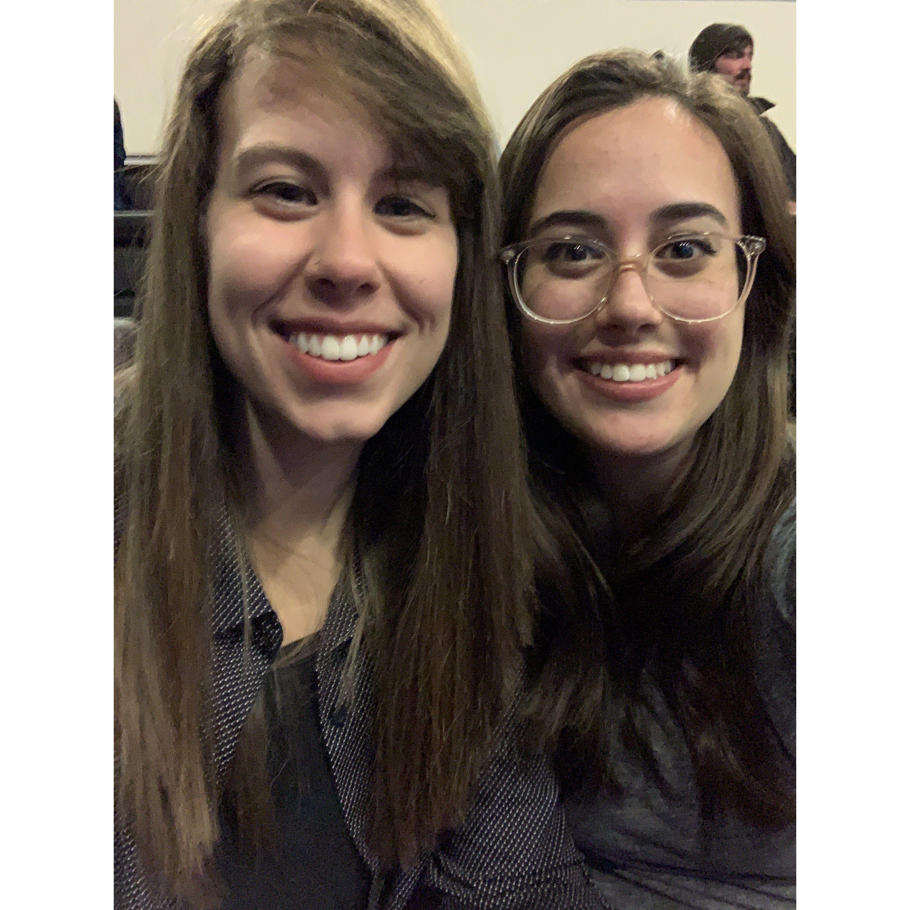 At our first Hozier concert in 2018