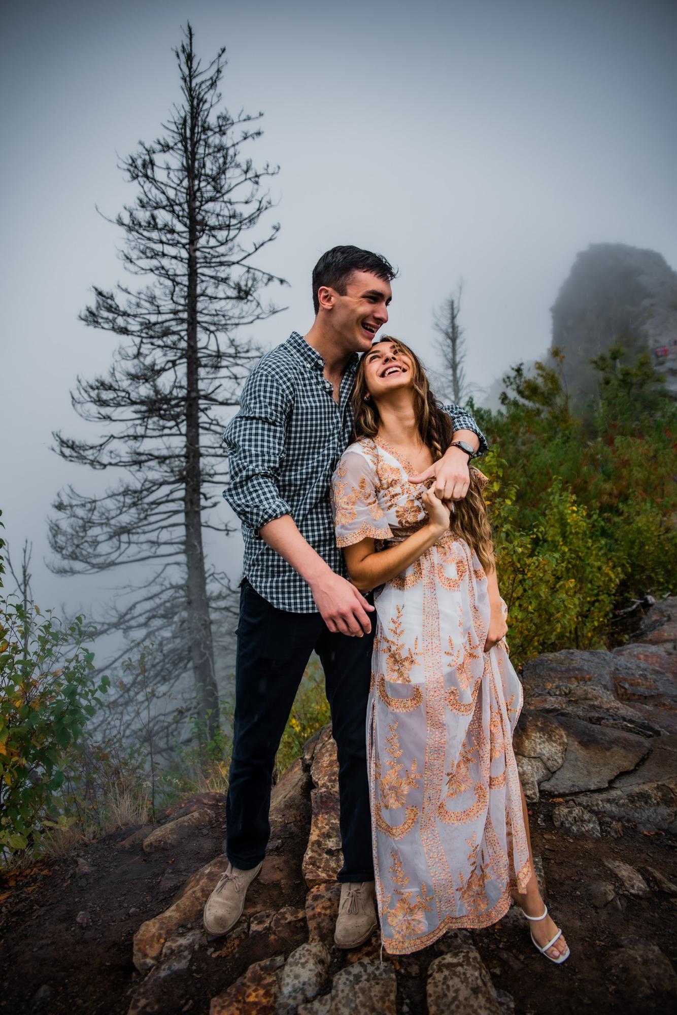 engagement photos - chimney tops - sevierville, tn '21