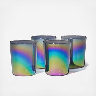 Shimmerware Low Glass, Set of 4