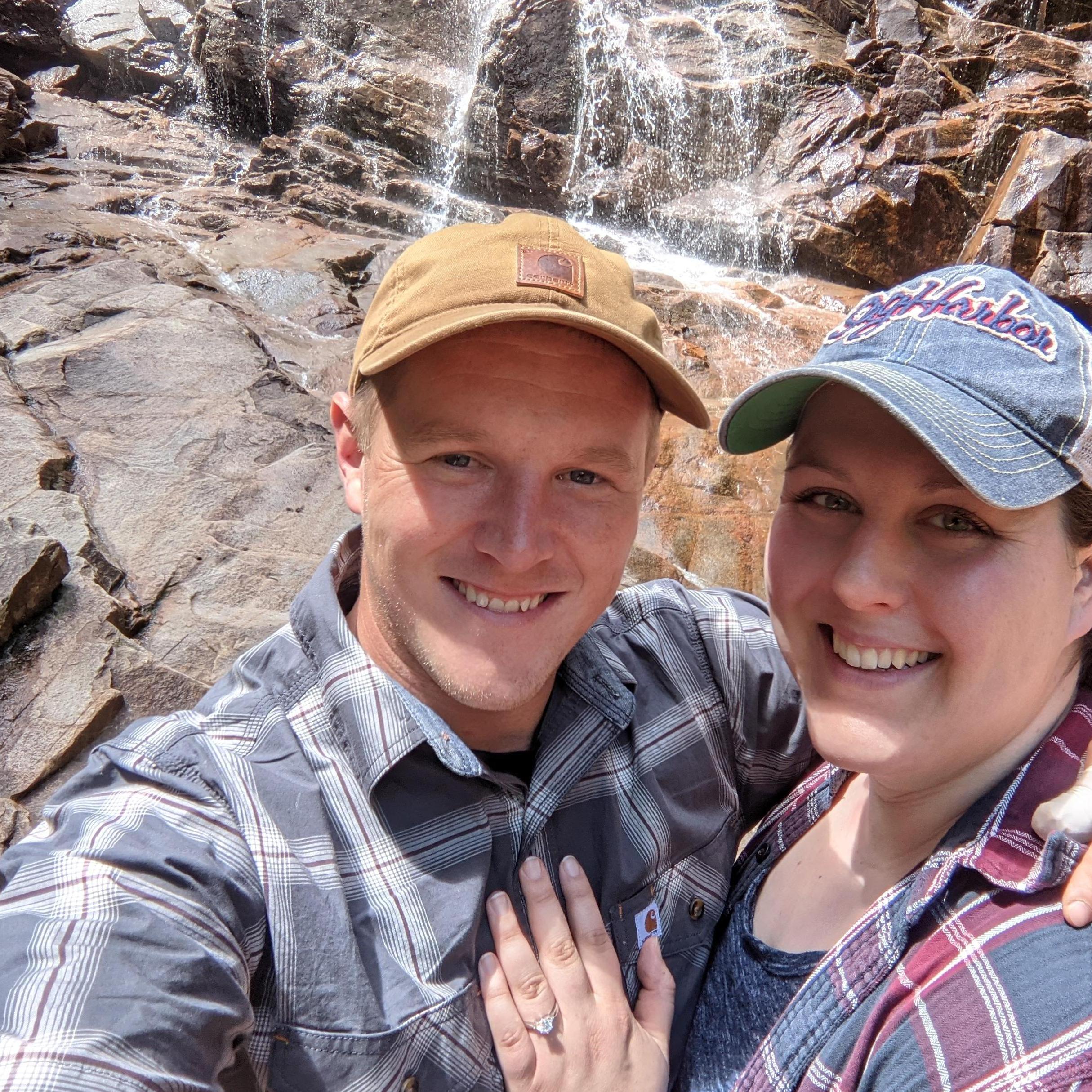 Saying yes to forever at Arethusa Falls in New Hampshire.