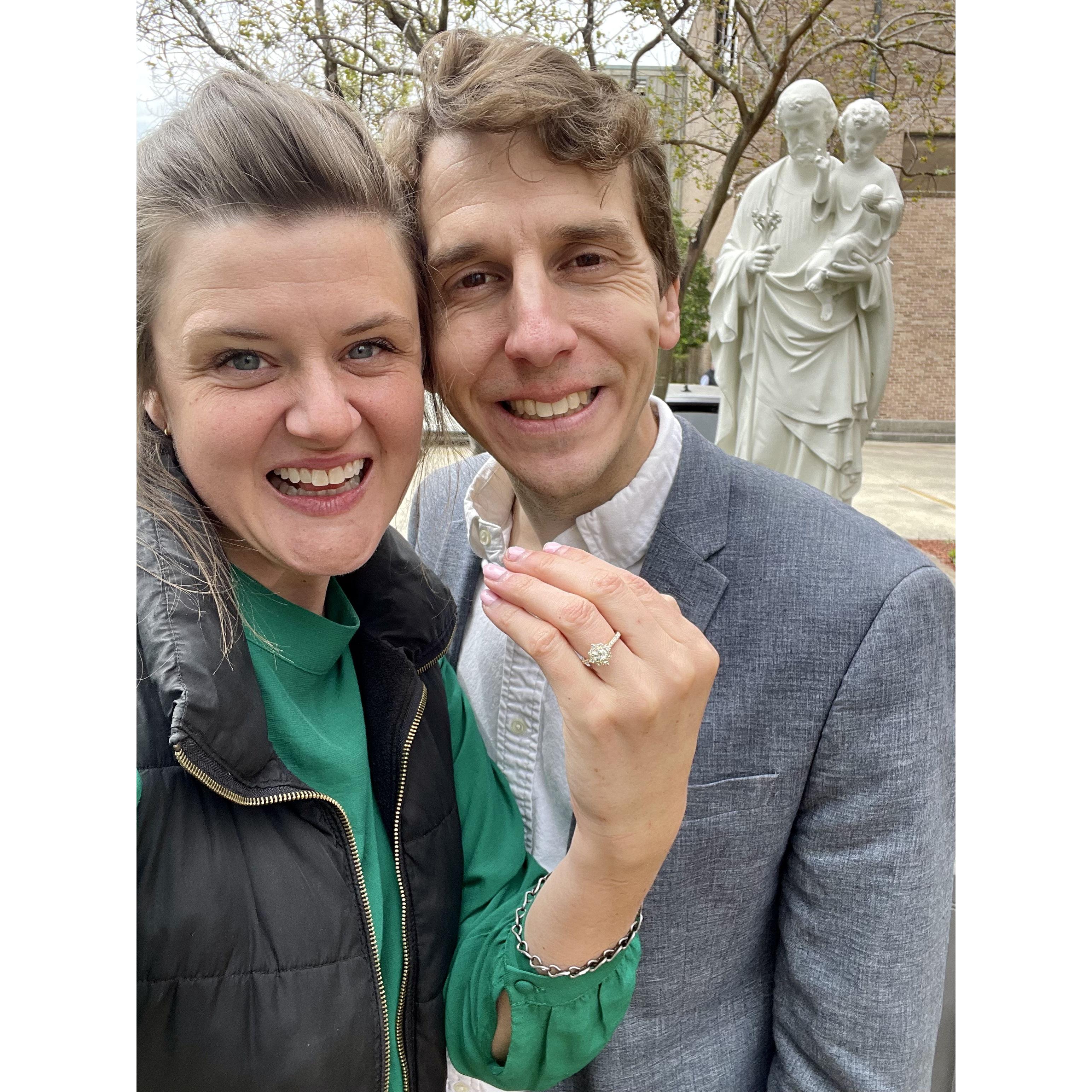 Officially engaged!