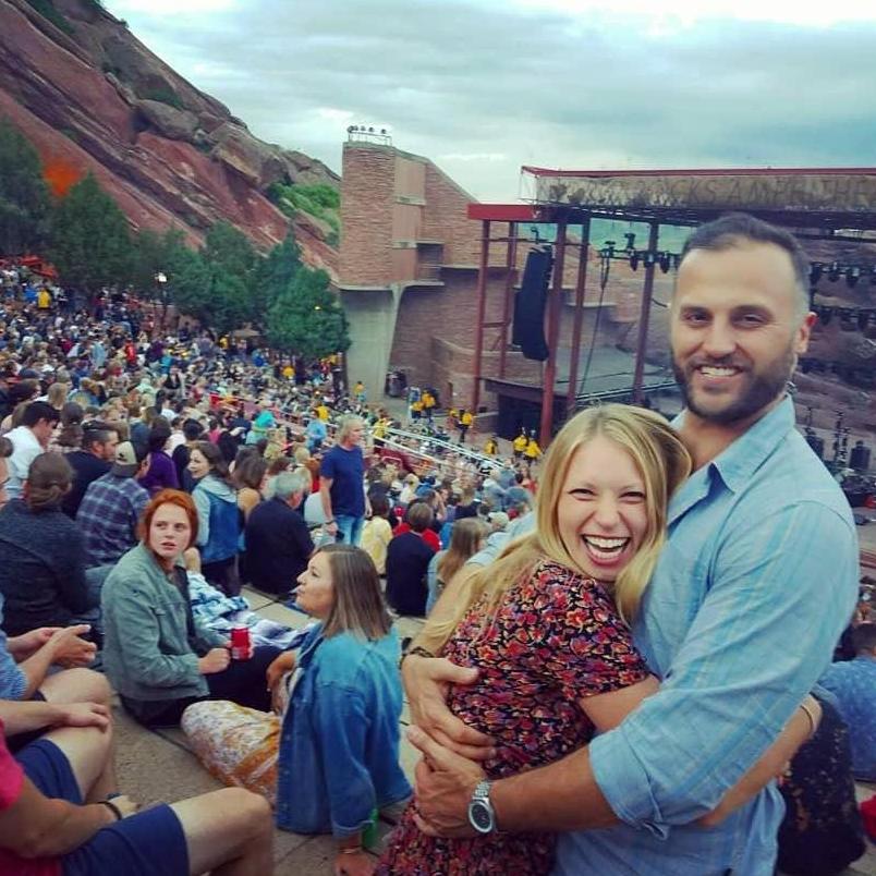 Woohoo! Date night with Kaleo at Red Rocks!