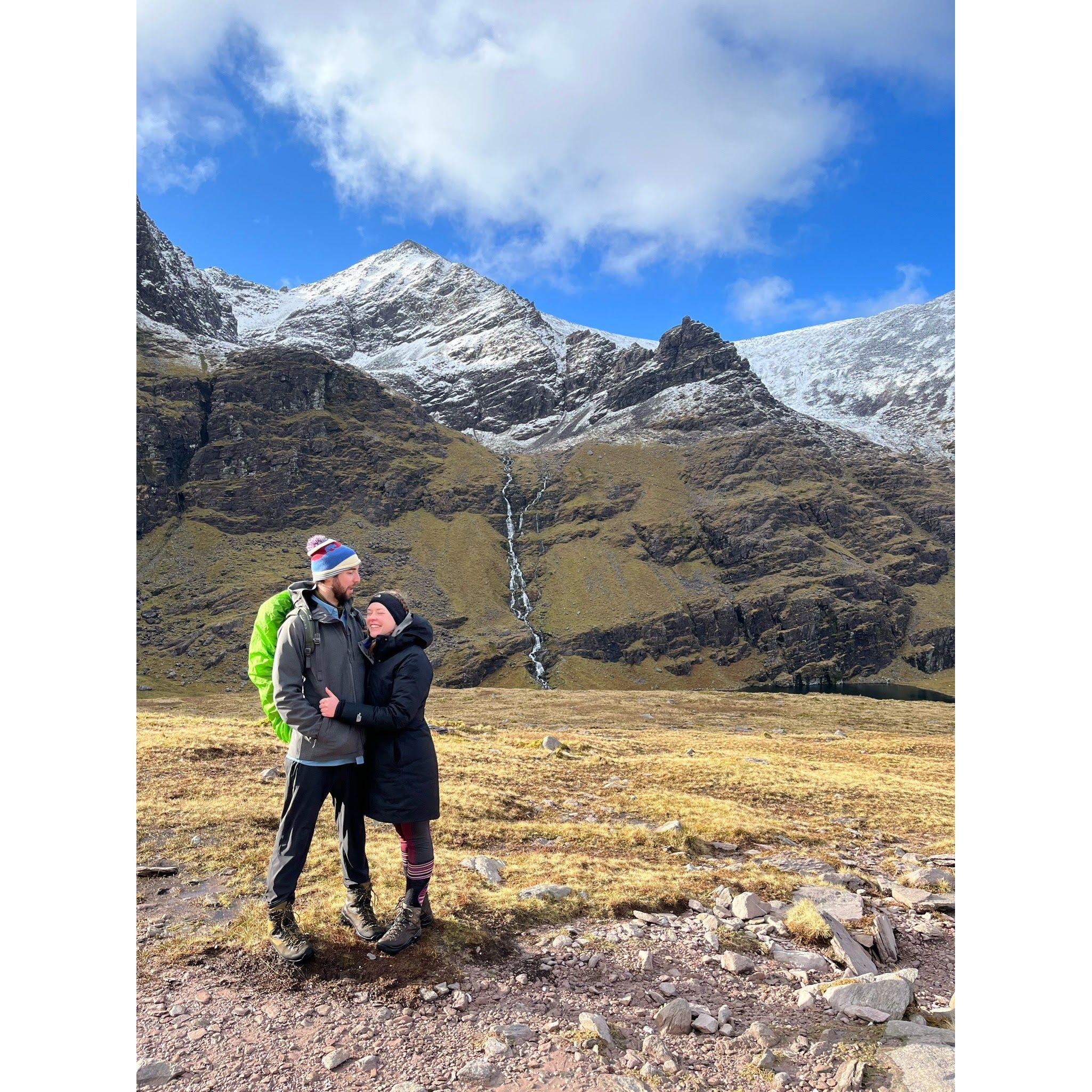 We *almost* summited Ireland's largest peak, Carrauntoohil. (March 2022)