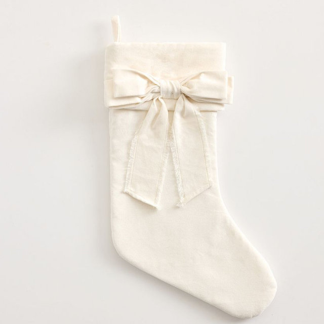 Classic Velvet Bow Stockings