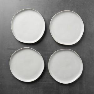 4pk Stoneware Dinner Plate Cream - Hearth & Hand™ with Magnolia