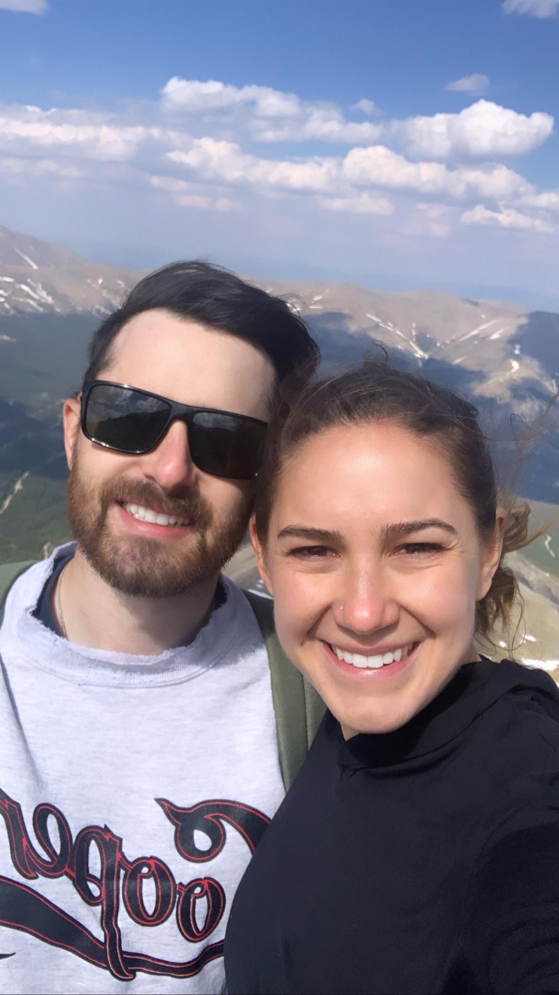 Our first hike over 14,000 feet