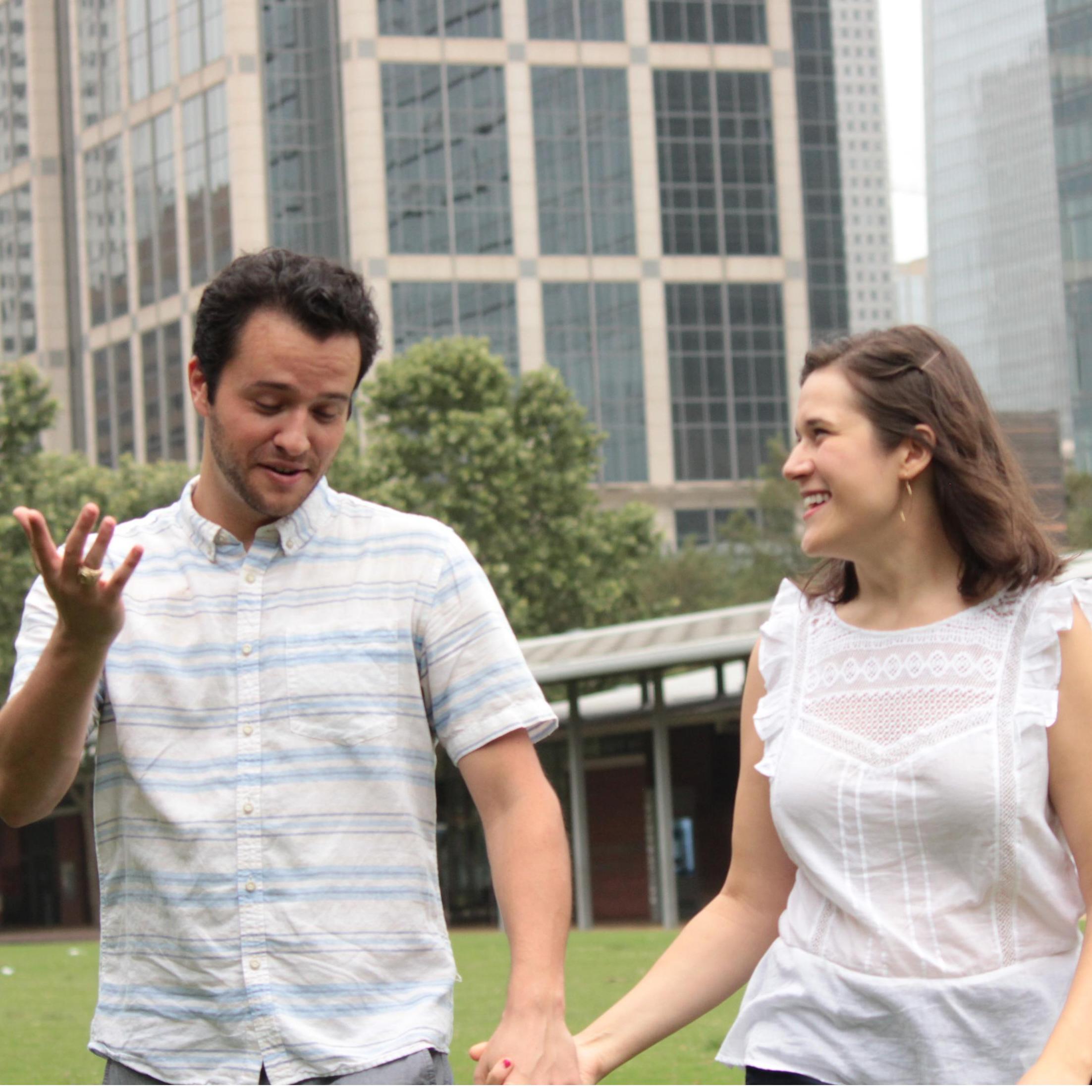 Doug explains all his wedding plans to Rebecca.