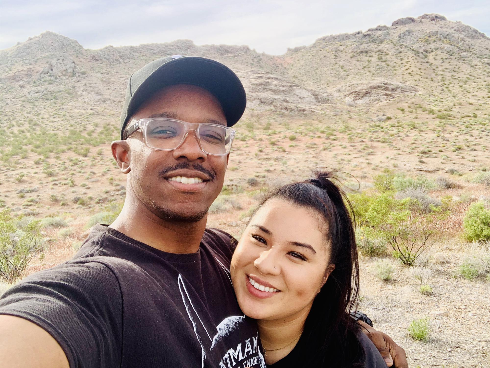 We love exploring new things together one of our many trips together Valley of Fire 🔥