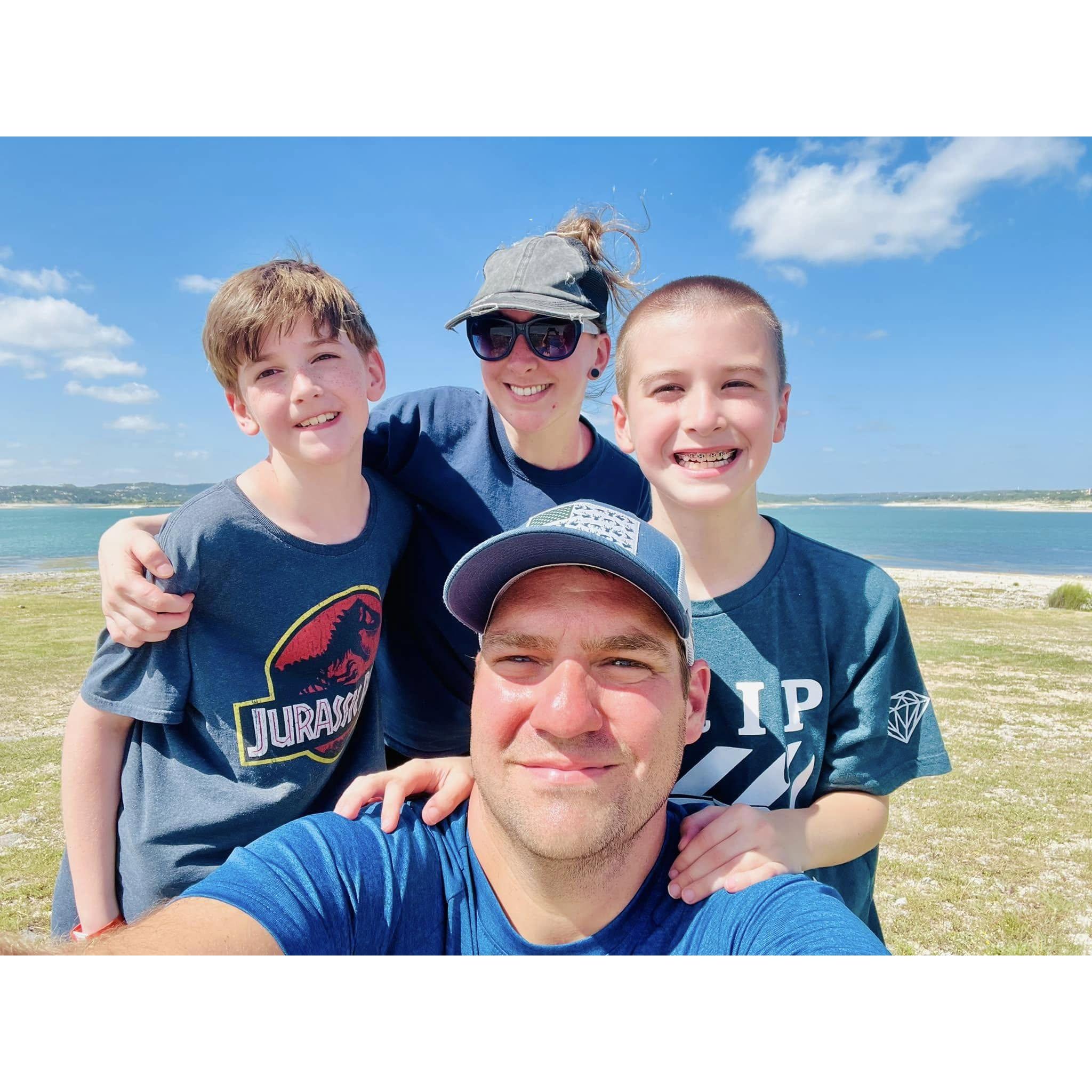 No one caught anything, but everyone had a great time.