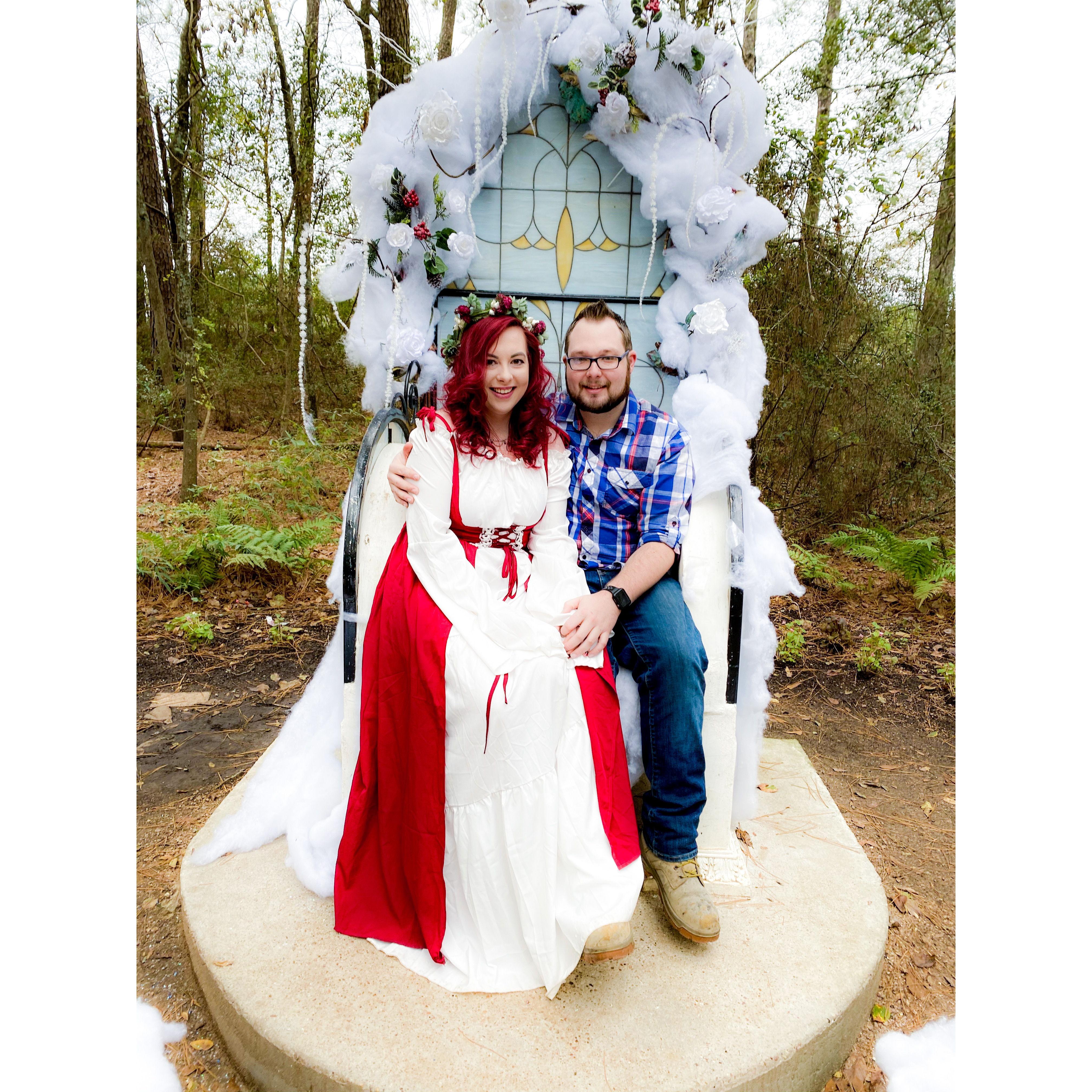 Our first renaissance fair together.