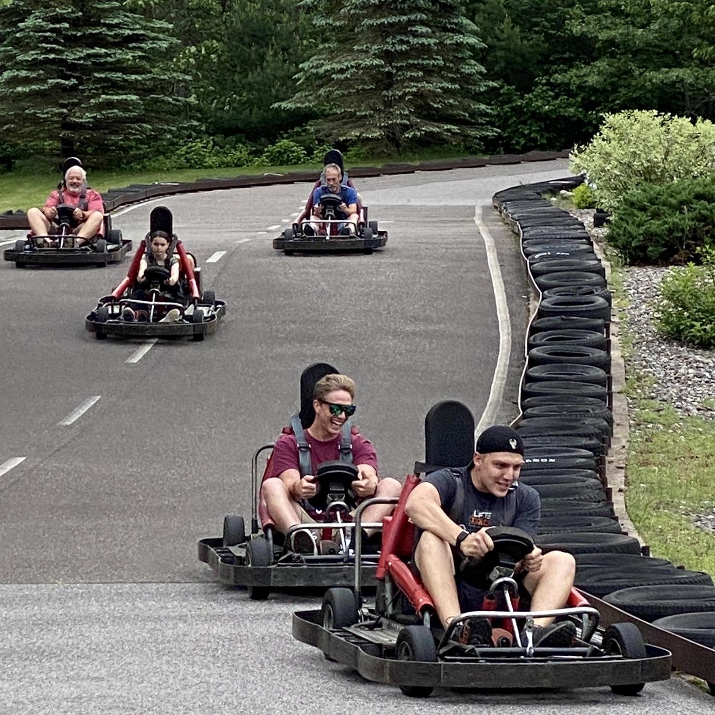 Go Carting at Elmer's - St. Germain, Wisconsin