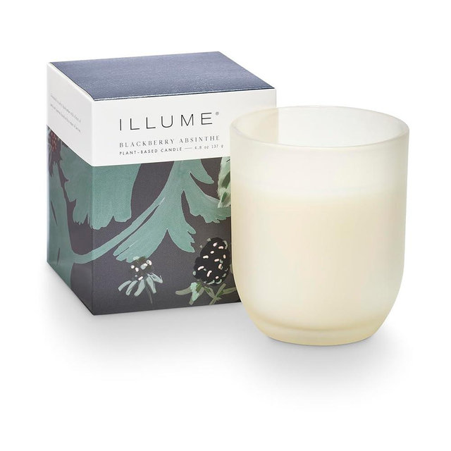 Illume Beautifully Done BlackBerry Absinthe Baby Boxed Glass Scented Candle
