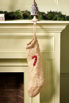 Chunky Knit Holiday Icon Stocking