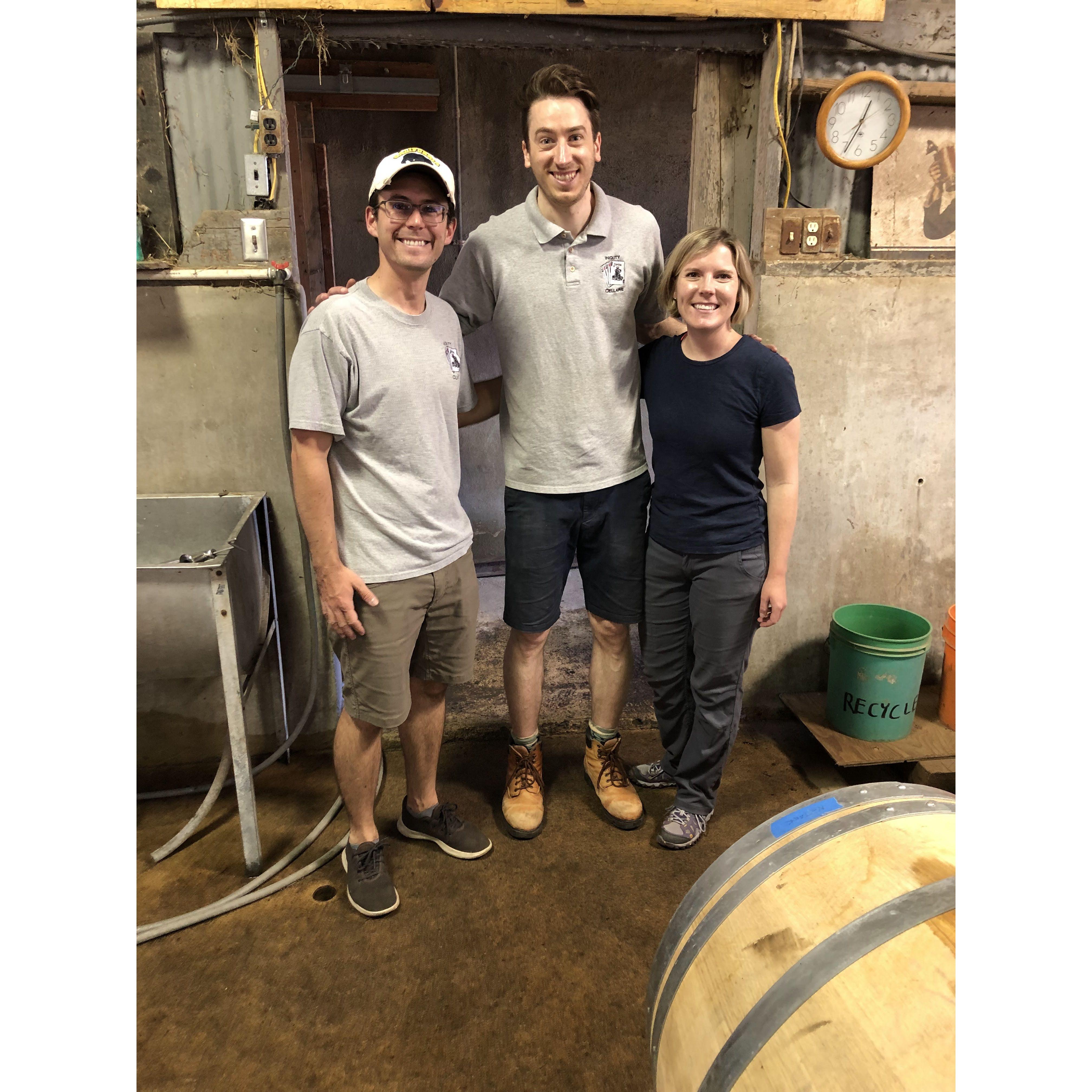 Right after we joined Iniquity Cellars as partners with our pal Connor