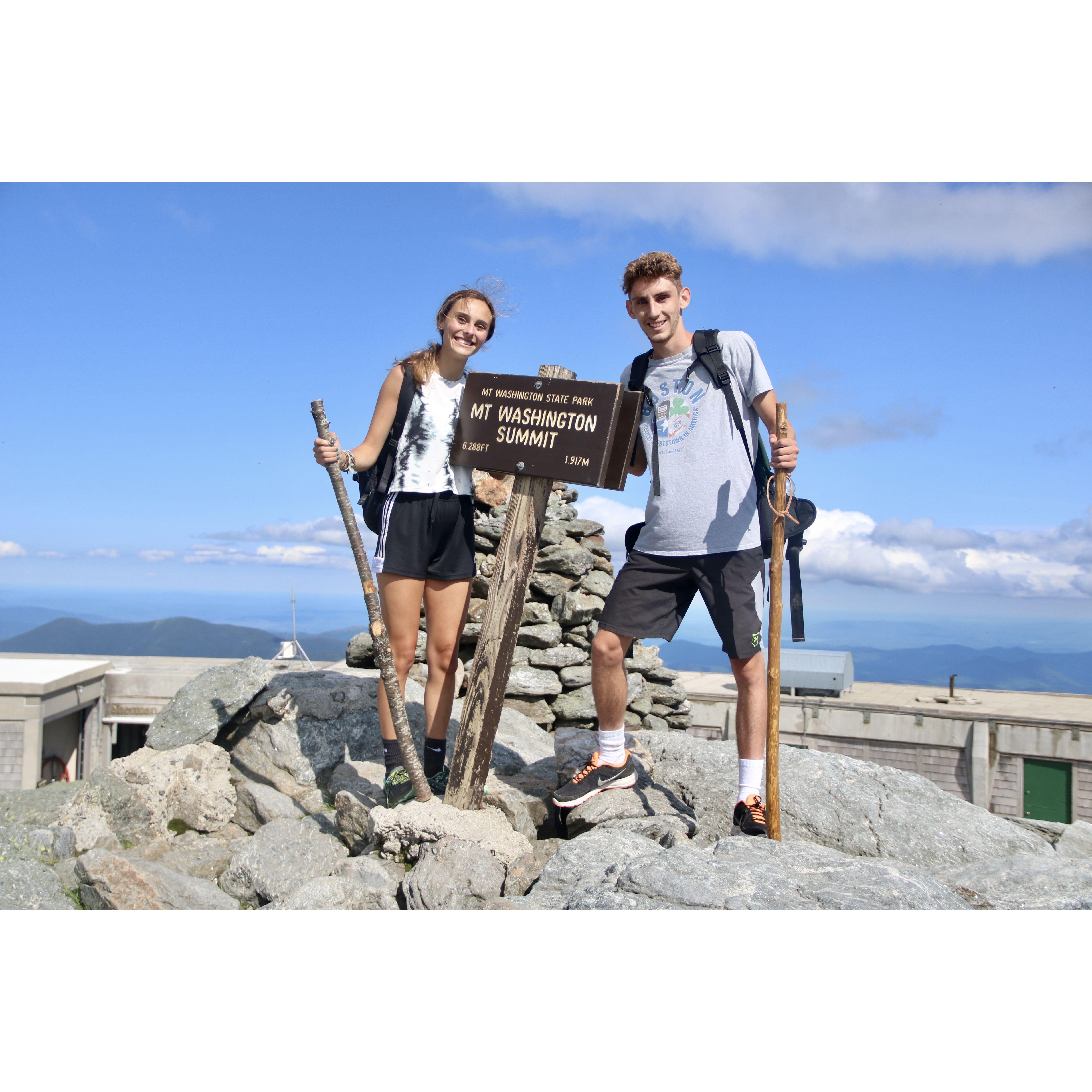 Mt. Washington hike 2021