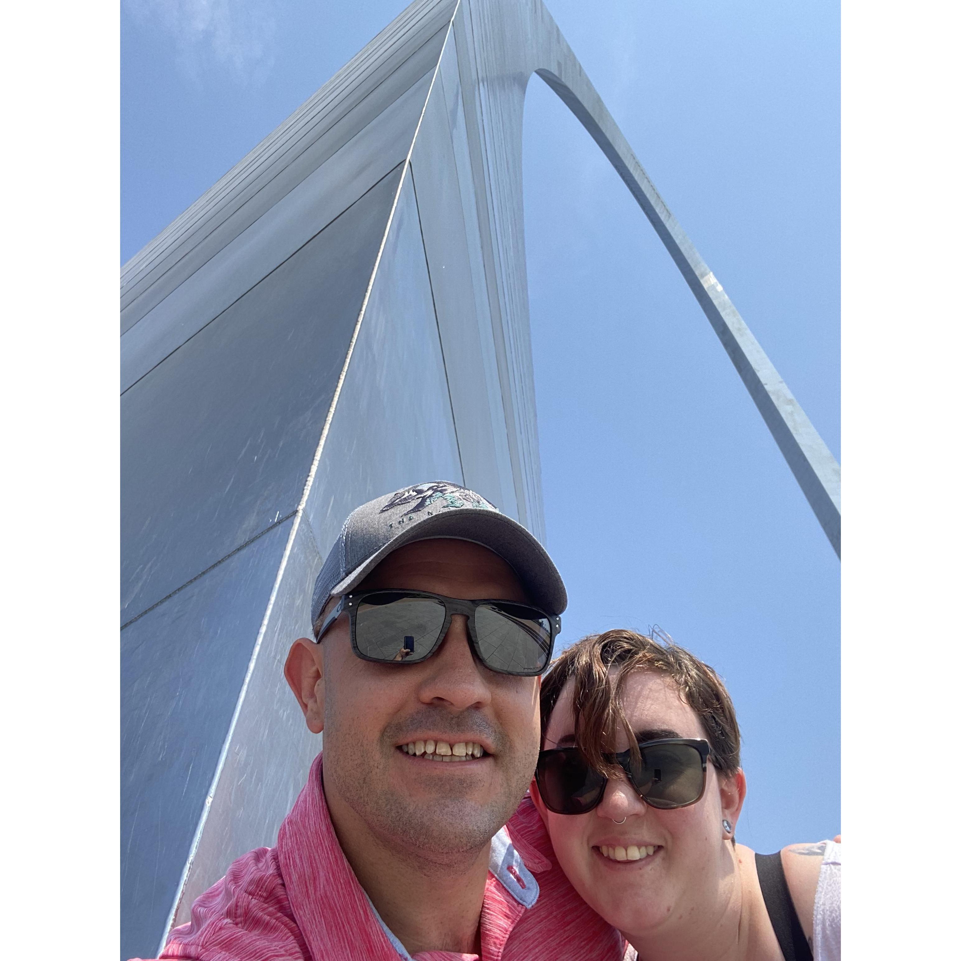 Our fist time visiting St.Louis. A short 2 1/2 hour drive away from our lake home.