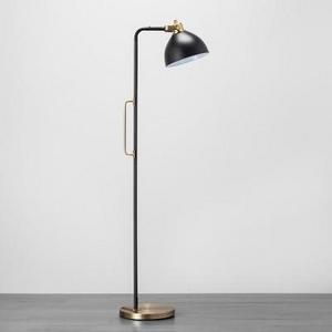Black and Brass Handle Floor Lamp - Hearth & Hand™ with Magnolia