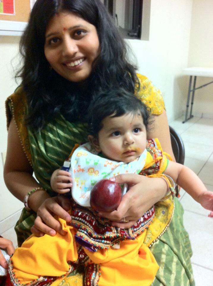 Nishad's first Diwali pic