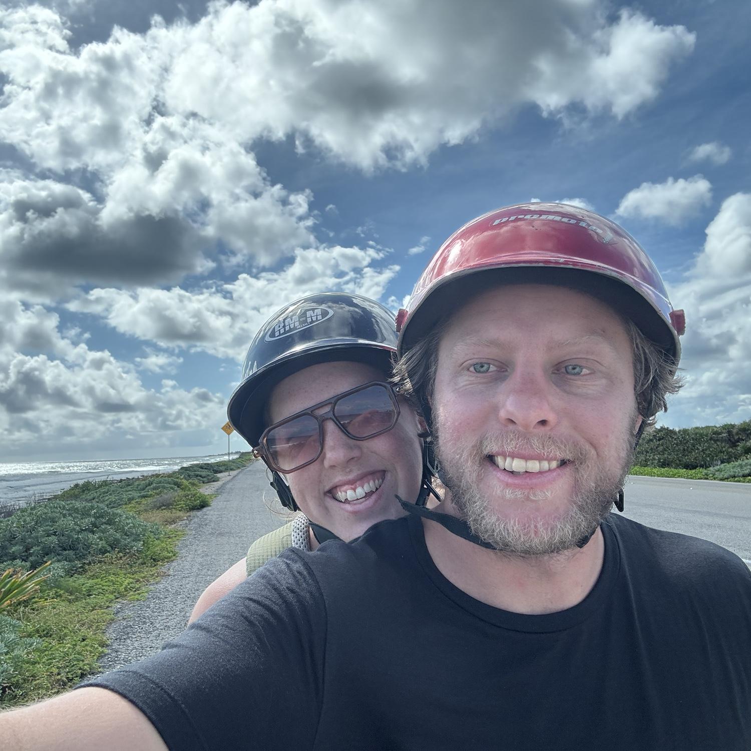 Moped adventure around the island of Cozumel