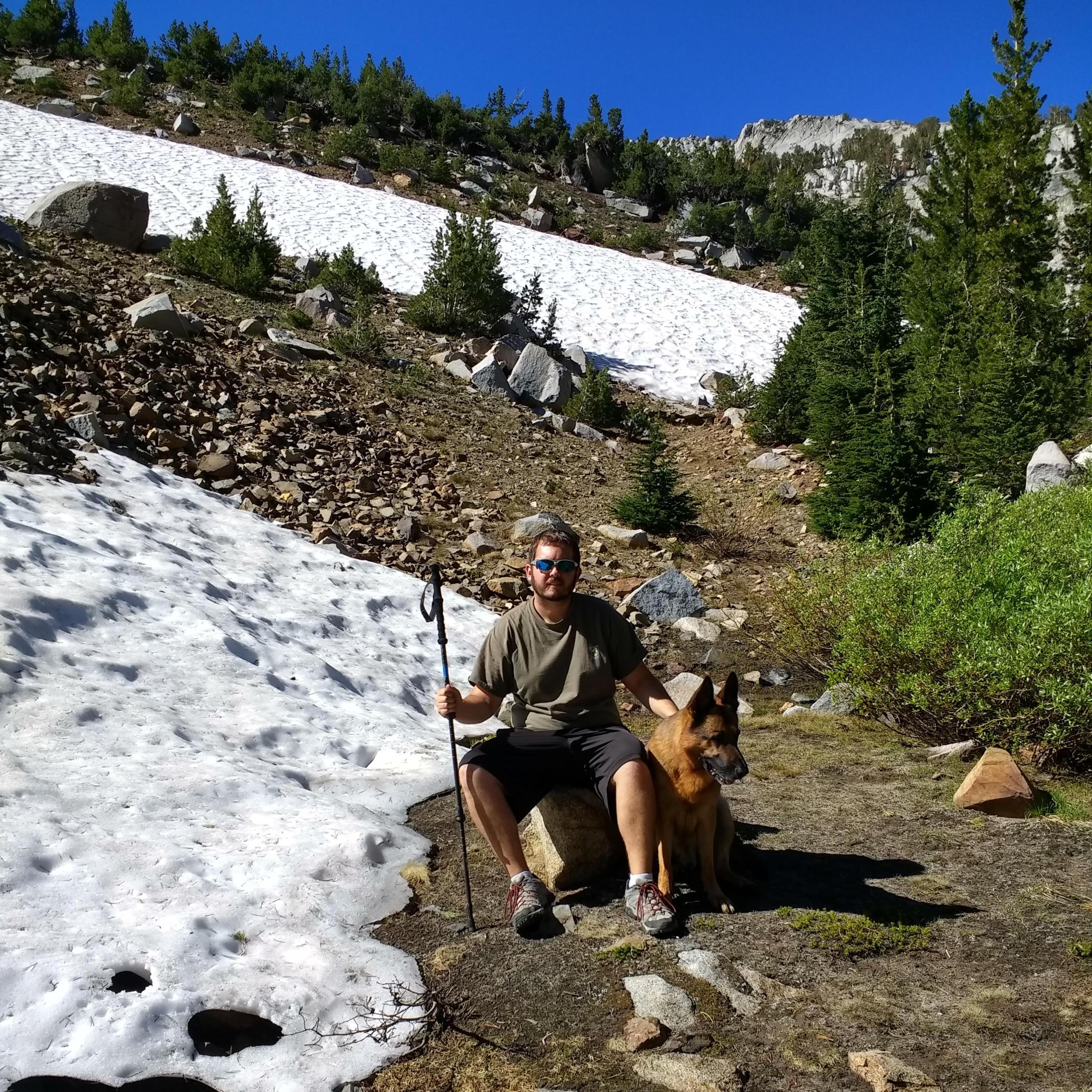 camping trip in Mammoth Lakes.